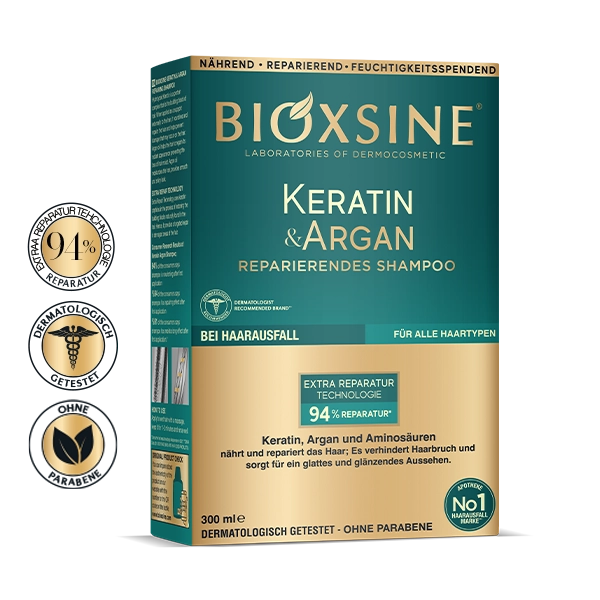 bioxsine keratin argan shampoo